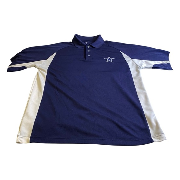 Dallas Cowboys Navy Blue Polo, M - Picture 3 of 9